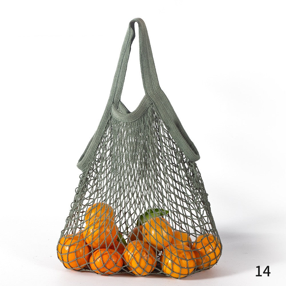 Supermarket Vegetable And Fruit Net Pocket Shopping Bag