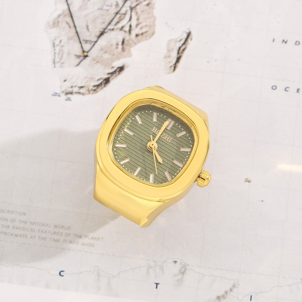 Sale Square Ring Watch Popular Models Can See The Time
