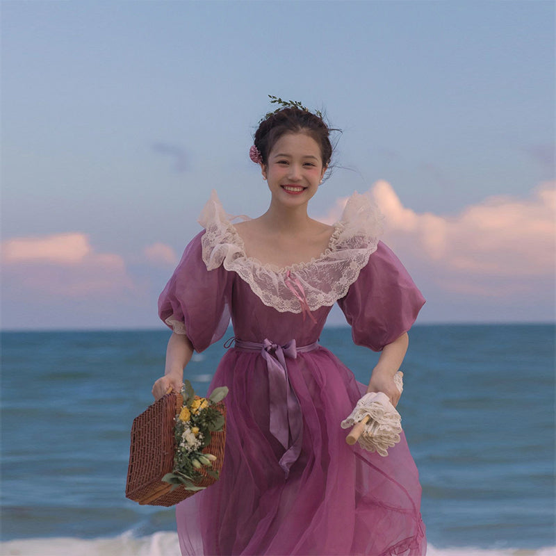 French Romantic Court Dress Girl