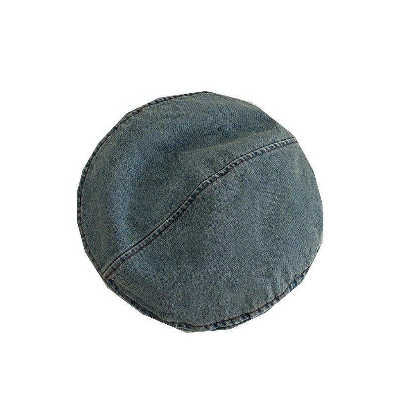 Children's Hat Girls Denim Beret Spring, Autumn And Summer