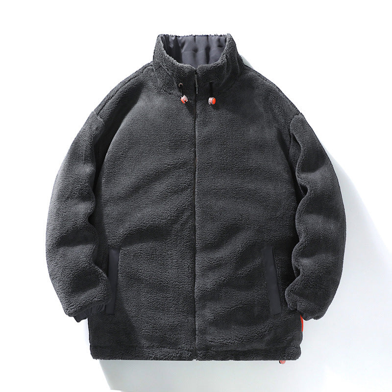 Cashmere Cotton-padded Coat Men's Thickened Warm Winter