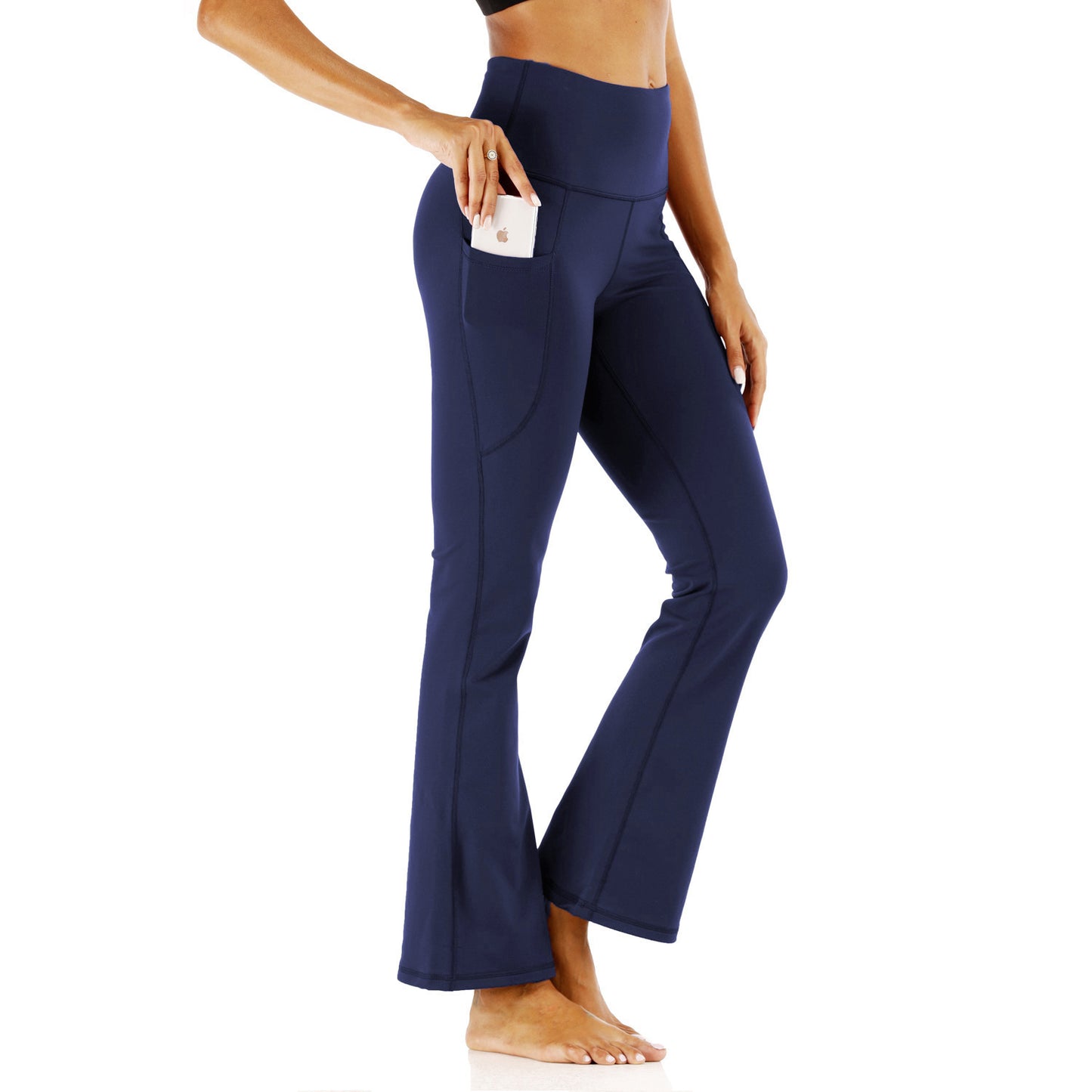 High Waist Solid Color Tight Skirt Running Fitness Pants Yoga
