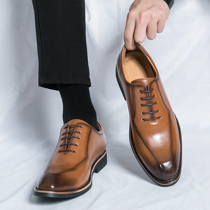 Trendy Business Formal Wear Fashion Men's Dinner Leather Shoes