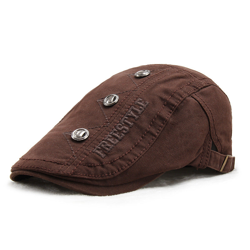 Men's And Women's Fashion Embroidery Cotton Hat