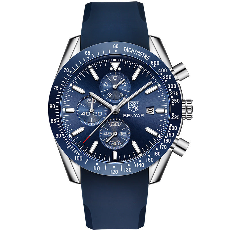 Binya explosion watch male quartz watch multi-function
