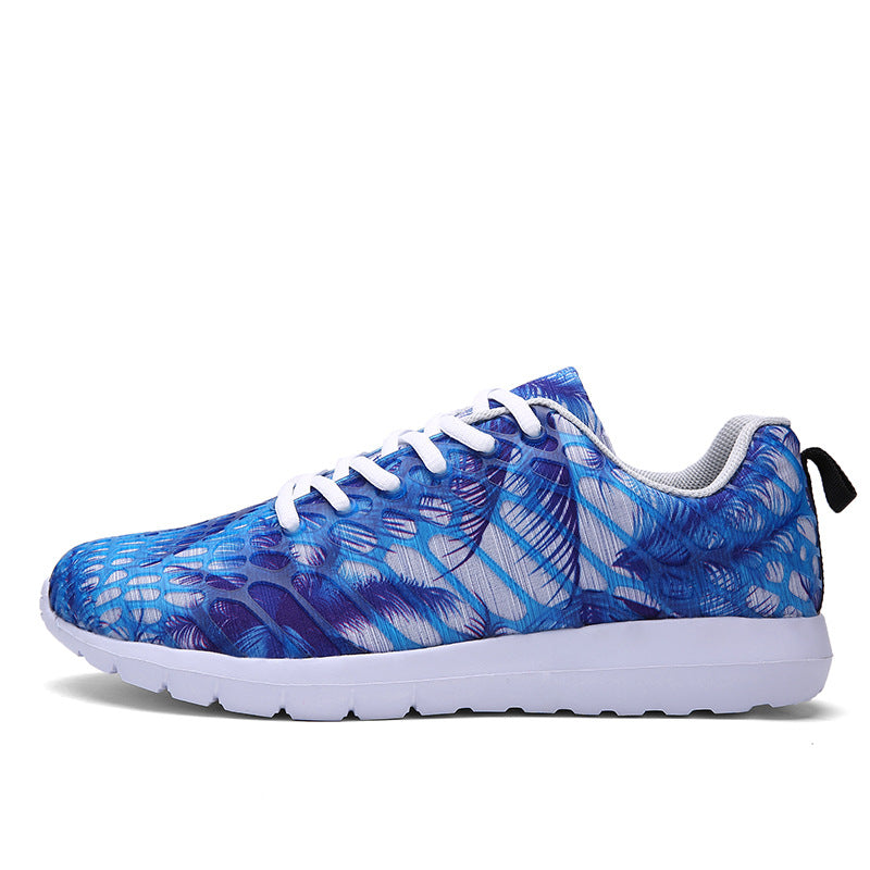 The autumn new students air sports shoes shoes tide camouflage cloth Korean men's casual shoes men's shoes