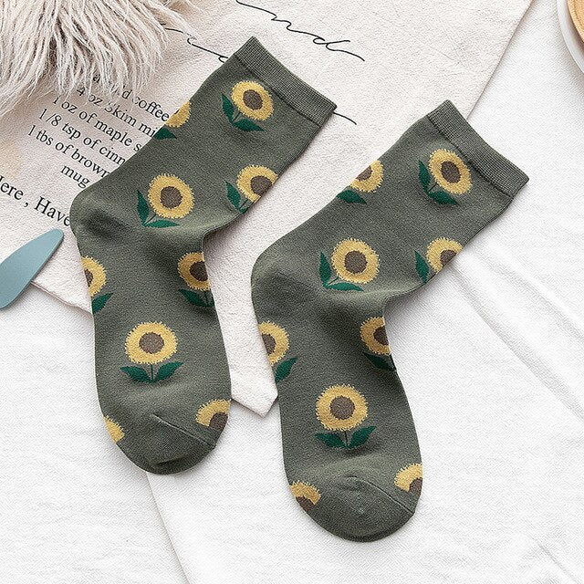 Single needle tube socks