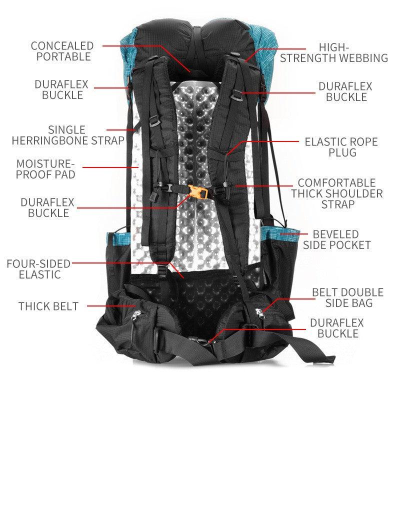 Large Capacity Rock Travel Hiking Camping Shoulders