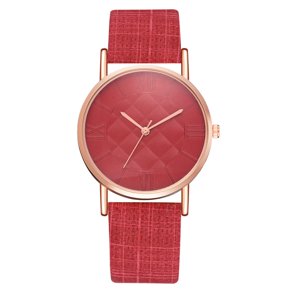 Lovers Pu with quartz watch