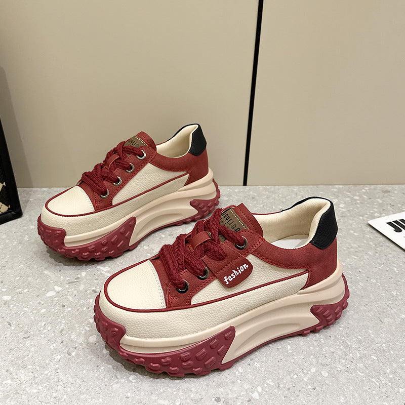 Simple Fashionable All-match Sports Breathable White Shoes