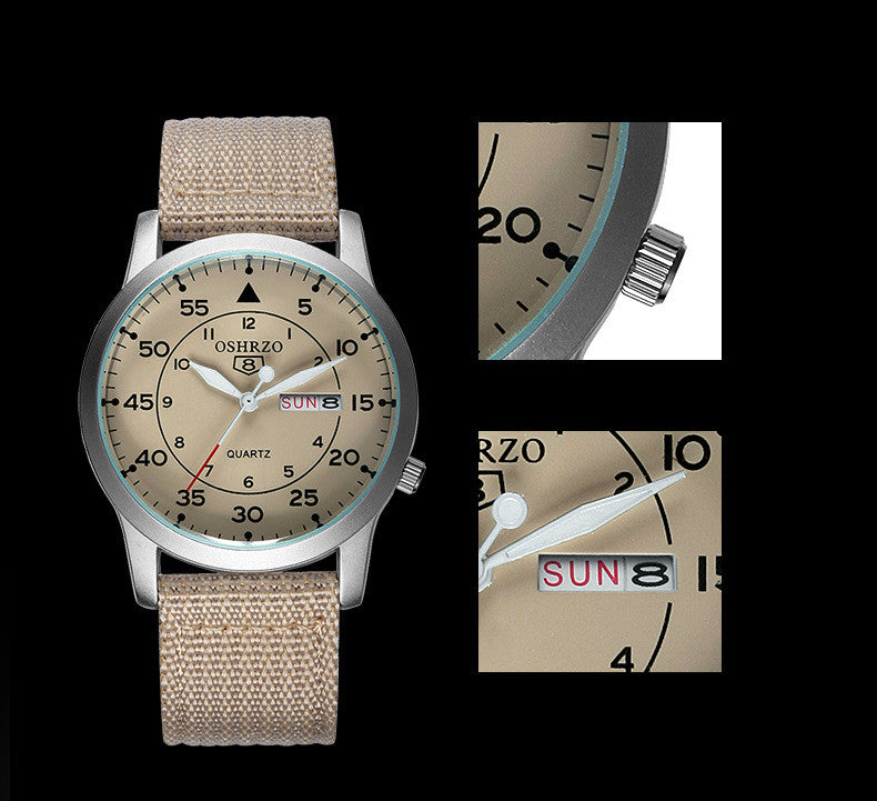 New Men's Fashion Creative Waterproof Quartz Watch