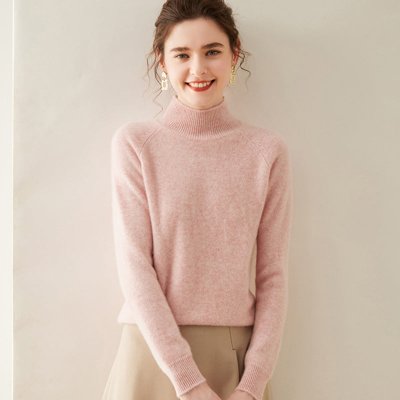 Women's Thickened Sweater Autumn And Winter Wool Knitted Bottoming Shirt