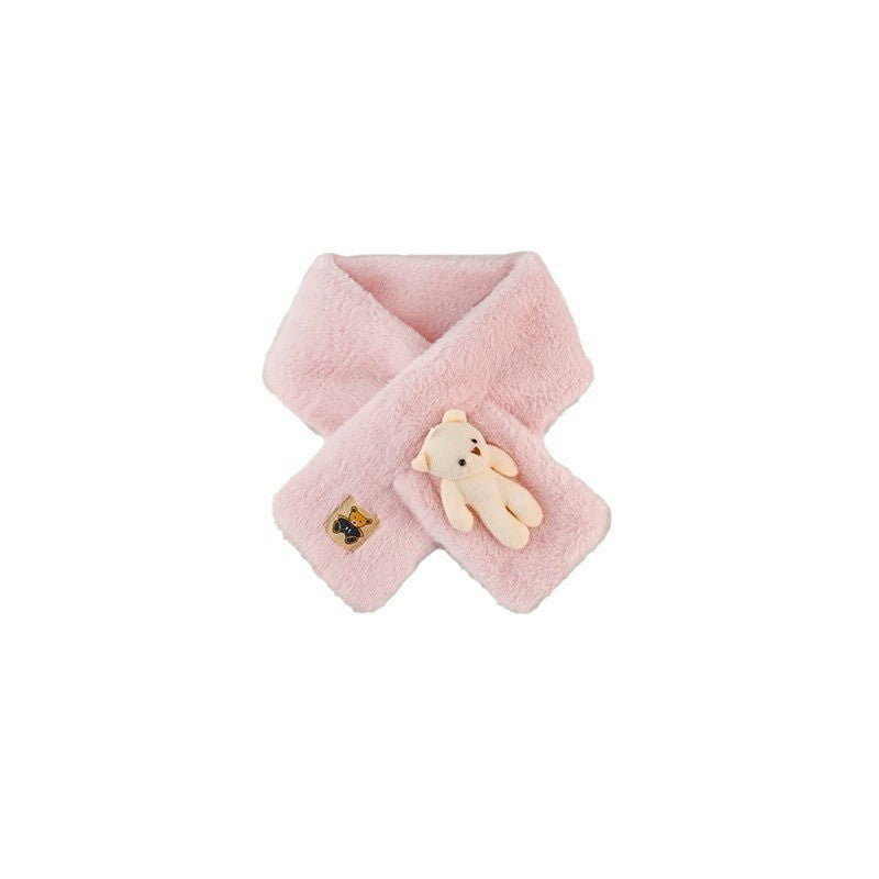 Versatile Cartoon Solid-Color Scarf For Women