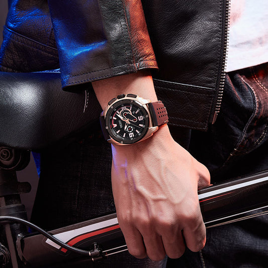 Sports Silicone Luminous Quartz Men's Watch