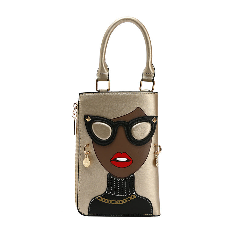 Versatile one-shoulder small square bag new