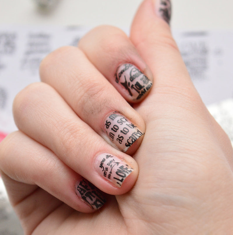 Fashion Nail Printing Plate Portable