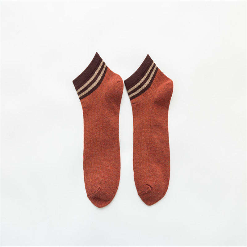 Student Socks All-Match Rainbow Breathable Stockings