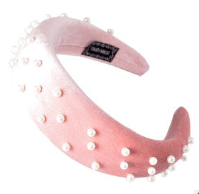 European Cross-Border Creative New Pearl Thickened Packed Spongewool Hair Hoop Wide Edge Hoop Chao Xiu Hair Ornament