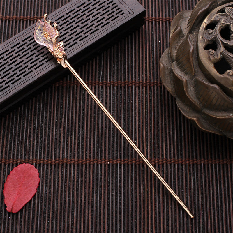 Women's Antique Simple Mulan Accessories Tassel Retro Hanfu Hairpin