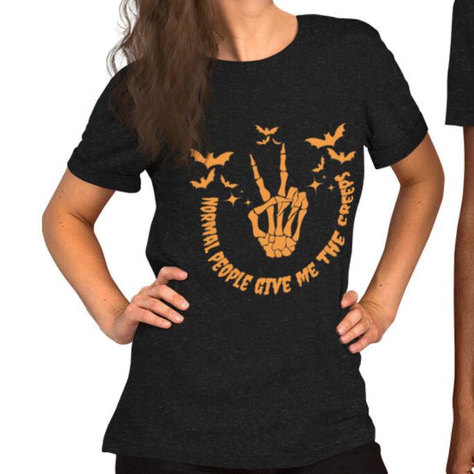 European And American Digital Printing Casual Round Neck T-shirt