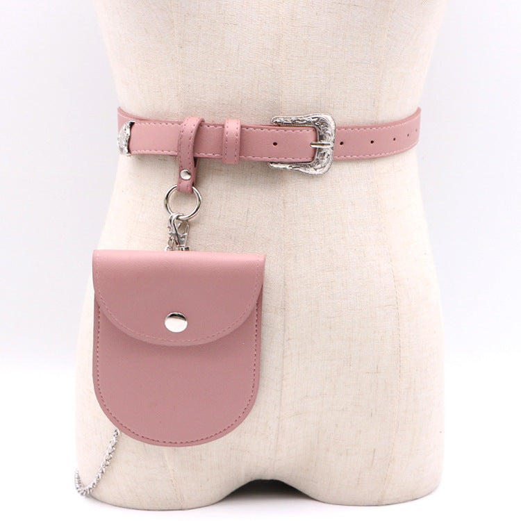 Vintage carved lady leash