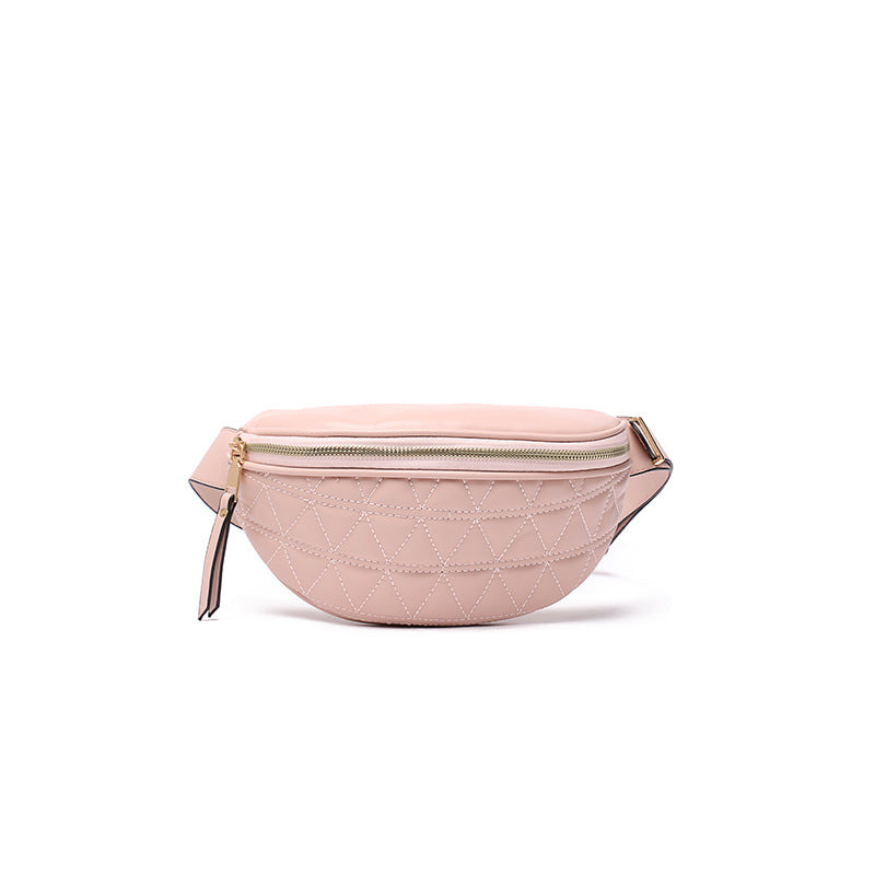Diagonal bag, European and American popular waist bag women