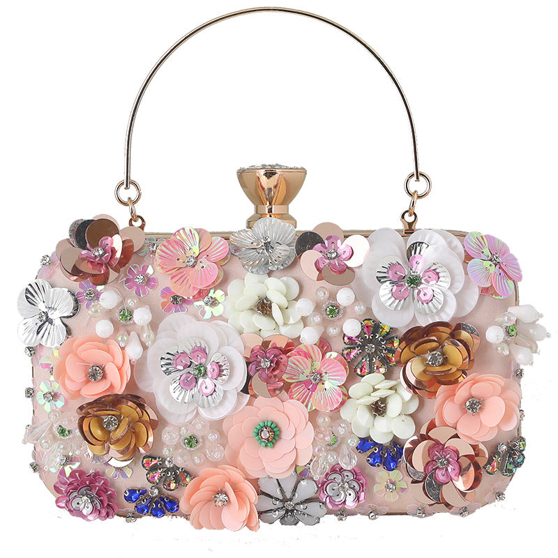 Flower European And American Fashion Lady Handbag