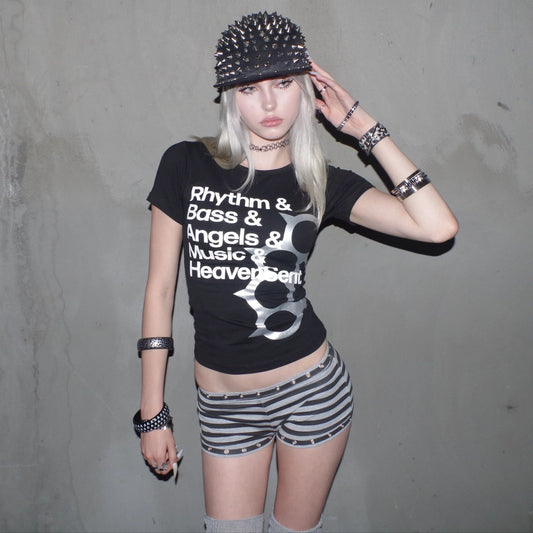 Womens Stylish Casual Striped Shorts