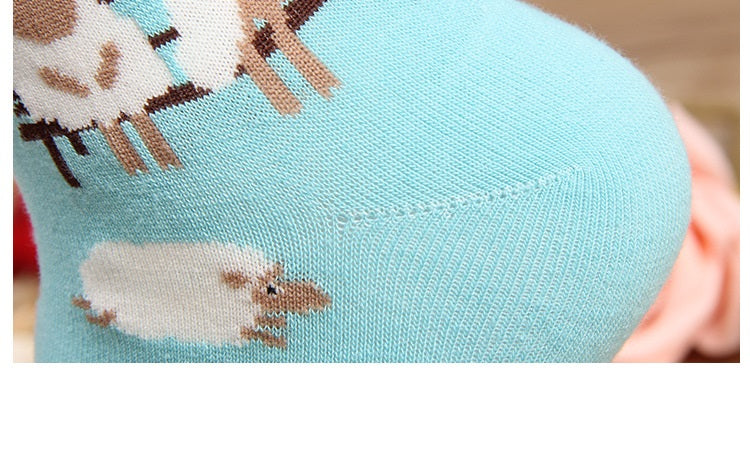 Popular Personality Korean Style Mid-calf Female Cotton Socks