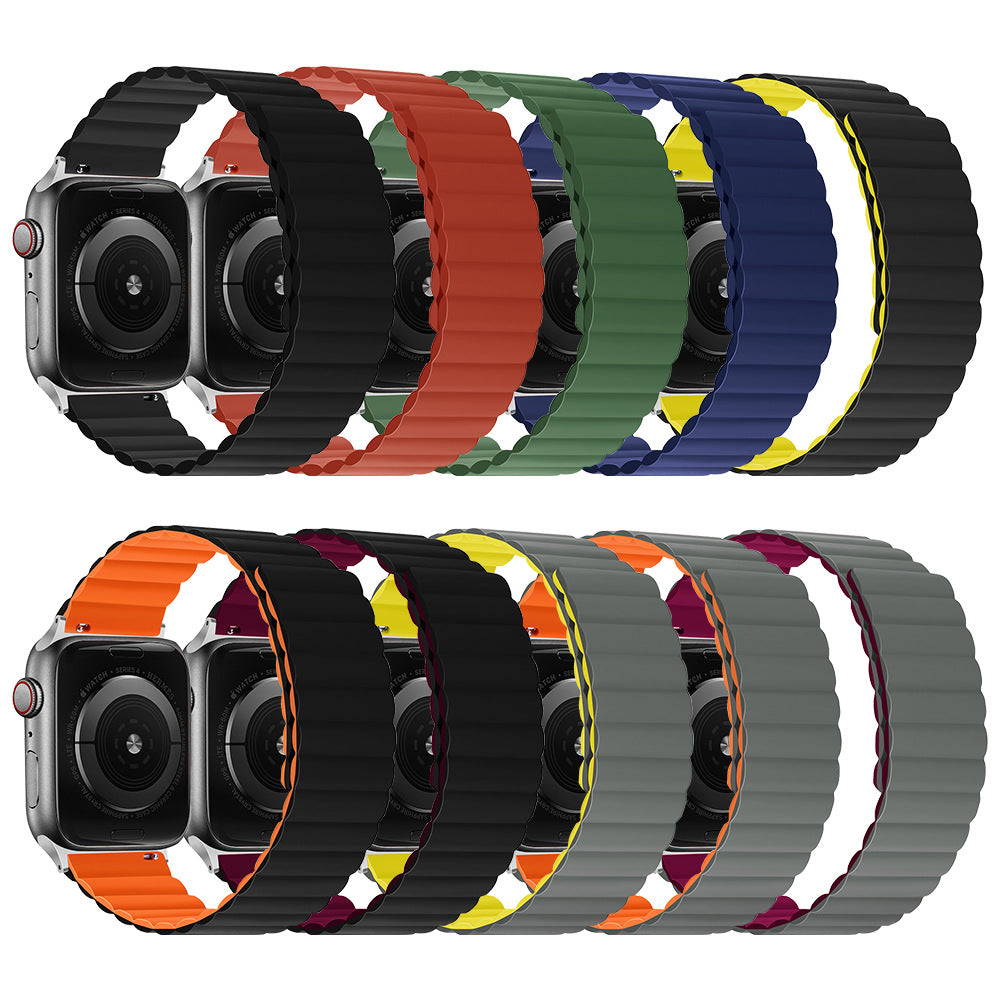 Applicable Magnetic Silicone Watch Strap