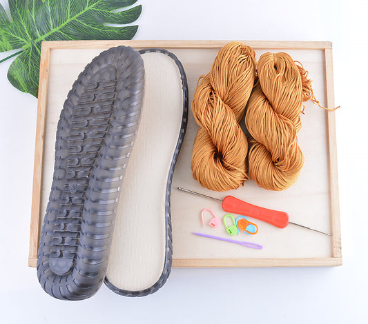 Hollow Thread Cow Tendon Bottom Crystal Hand Woven Material Bag