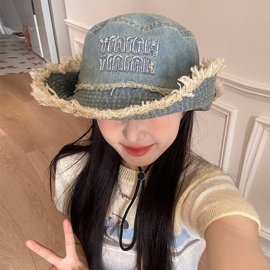 Western Denim Japanese-style Retro Old Niche Design