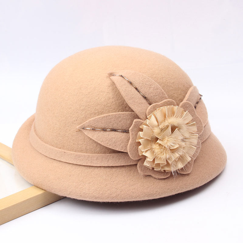 Fashion Wool Wool Ermine Hat