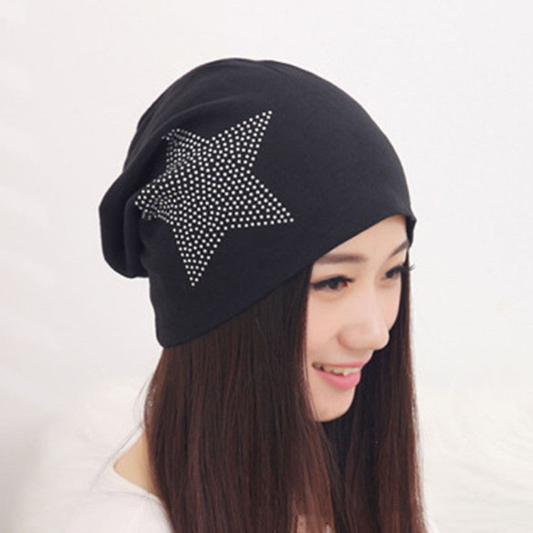 Fashion Hot Drilling Pentagram Hat