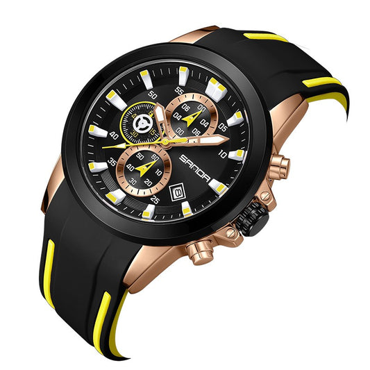 Fashion Calendar Men's Business Quartz Watch