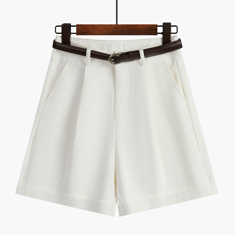 The New Korean Version Of The Small Straight All-match White Wide-leg Pants