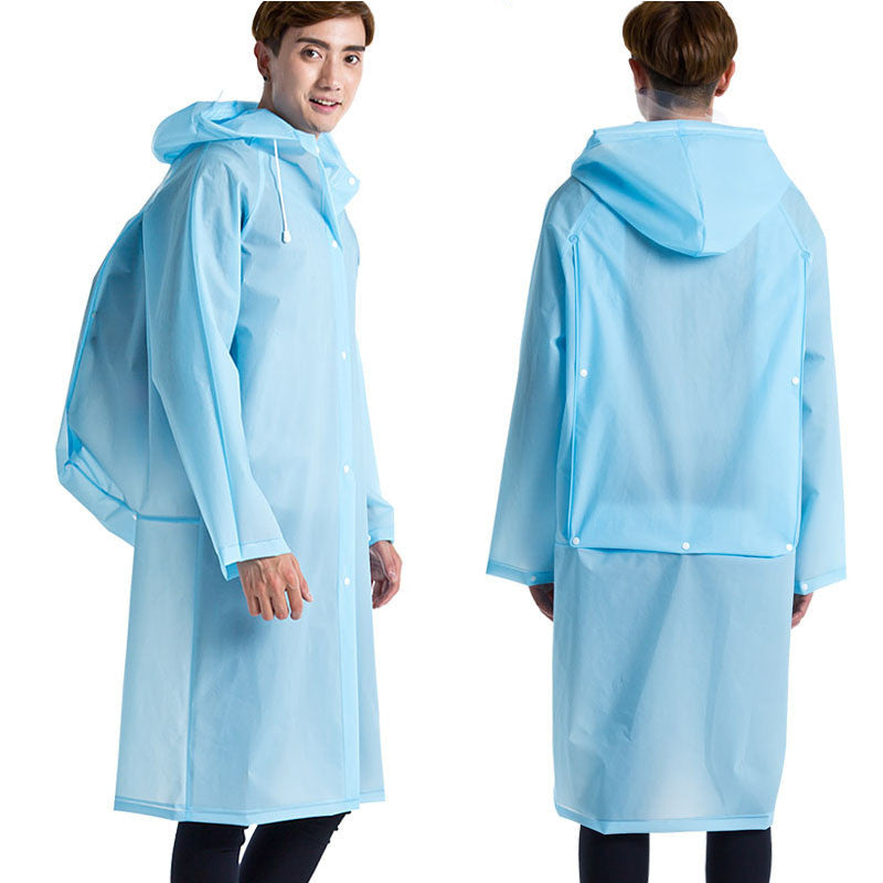 Men's And Women's Outdoor Waterproof Schoolbag Raincoat