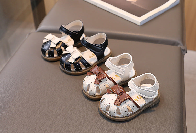 Girl Toddler Bow Old Breathable Baby Girl Sandals