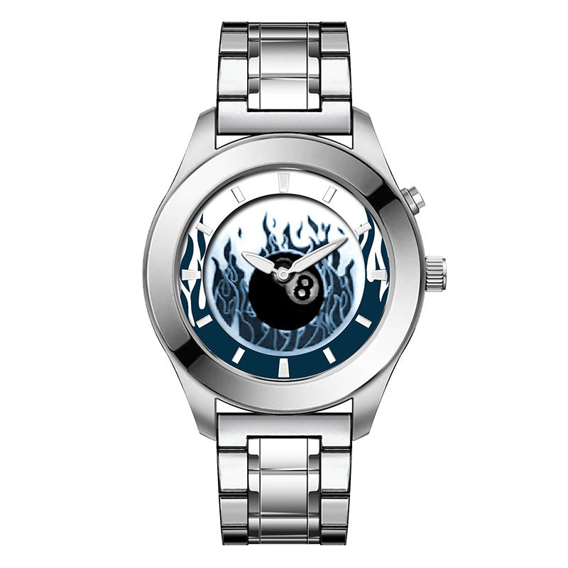Retro Digital Display Waterproof Steel-band Sports Watch For Men