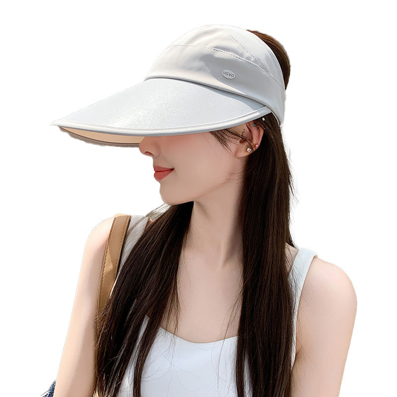 Solid Color Minimalist All-match Sun Hat