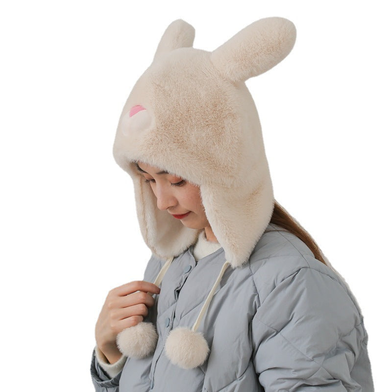 Sweet And Cute Three-dimensional Rabbit Ear Plush Ear Hat