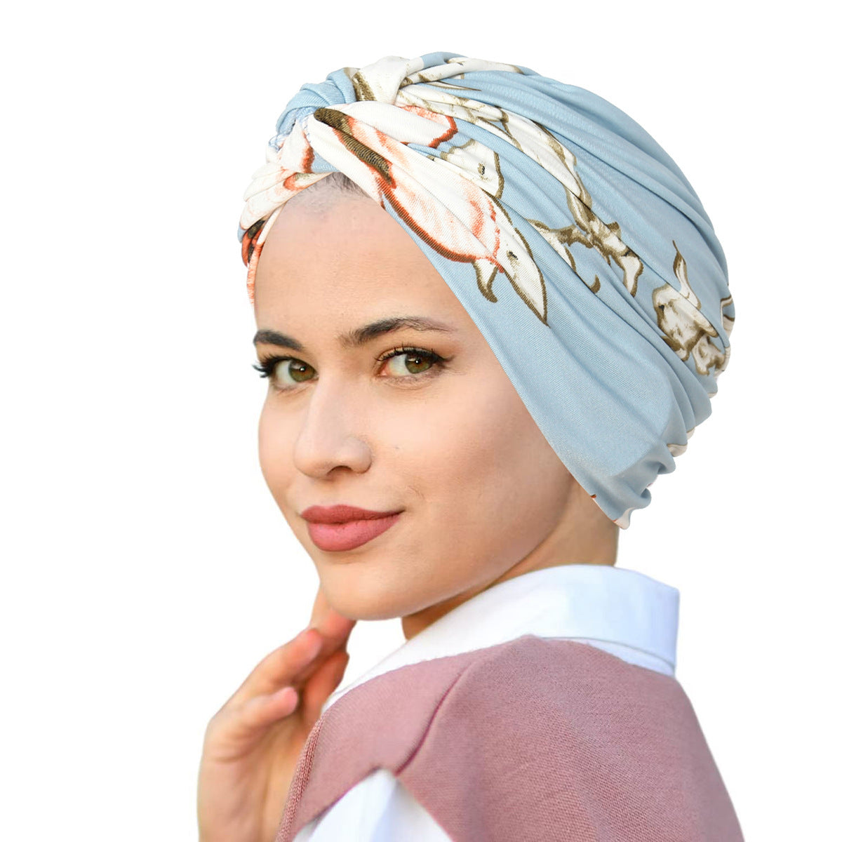 Printed Pullover Travel Hat Versatile Beanies For Women