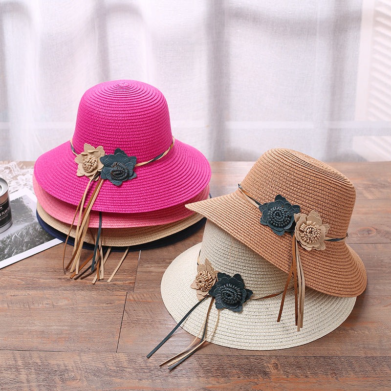 Women's Sun Protection Small Brim UV Protection Straw Hat