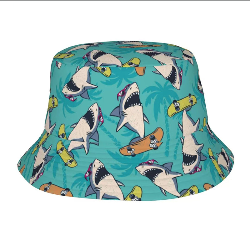 Creative Pattern Series Double-sided Wear Sunshade Breathable Bucket Hat