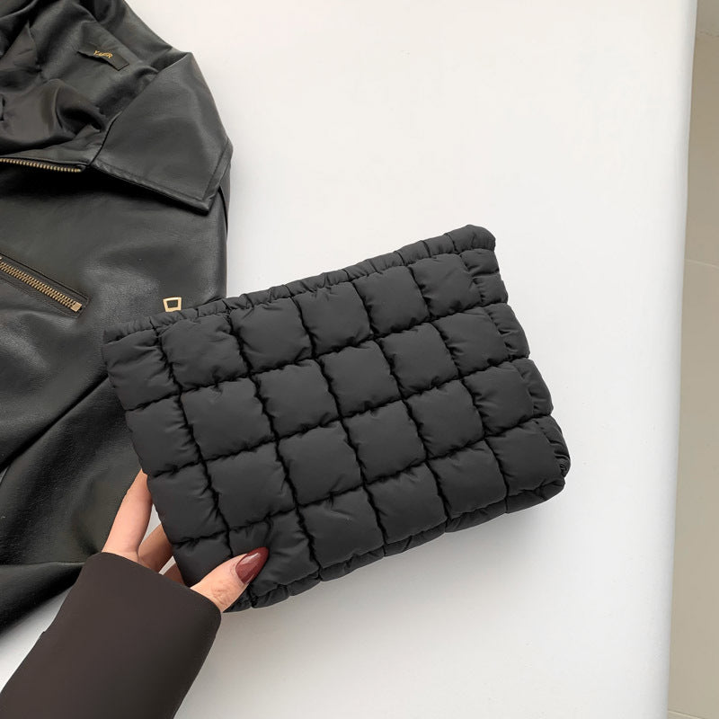 Solid Color Large Capacity Women's Down Bag
