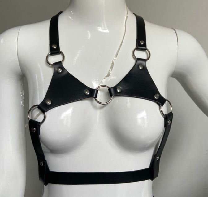 Knotted Individually Wrapped Black Spring Waist Chain