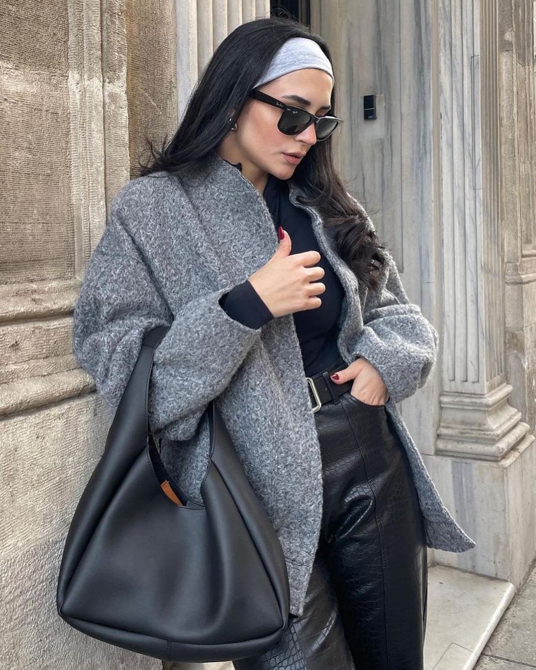 Women's Solid Color Stand Collar Single-breasted Double-sized Pocket Long Sleeve Coat