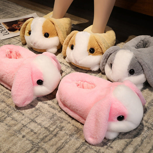 Women's Cute Home Cotton Slippers Men's