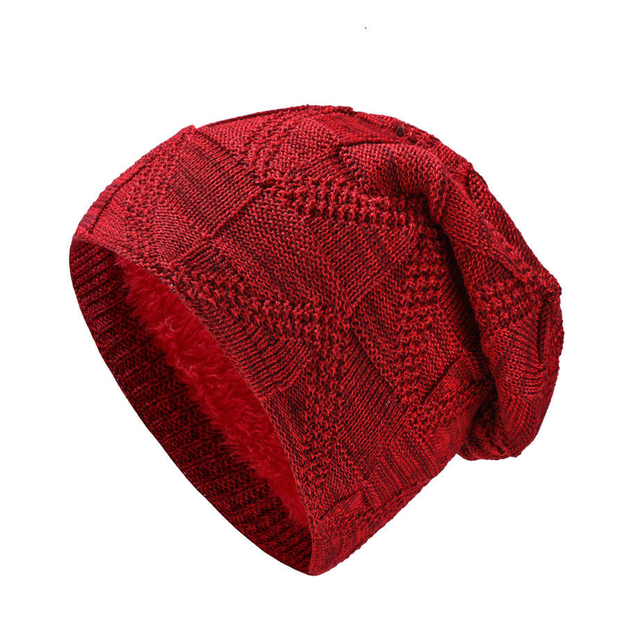 Plaid Pullover Plus Velvet Thick Toe