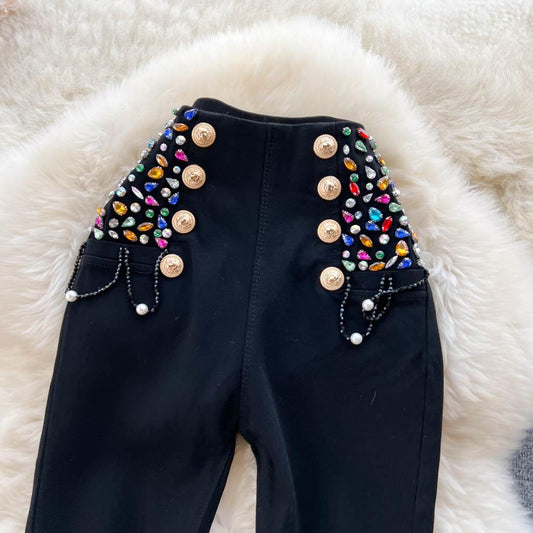 High Waist Small Feet Elastic Slim Fit Everything With Leggings